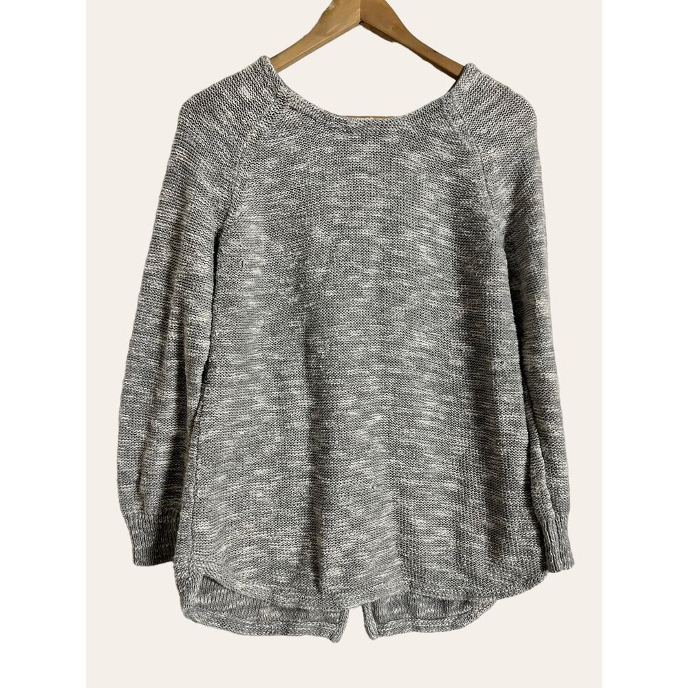 Anthropologie Sparrow Gray Button Up Sweater Size M